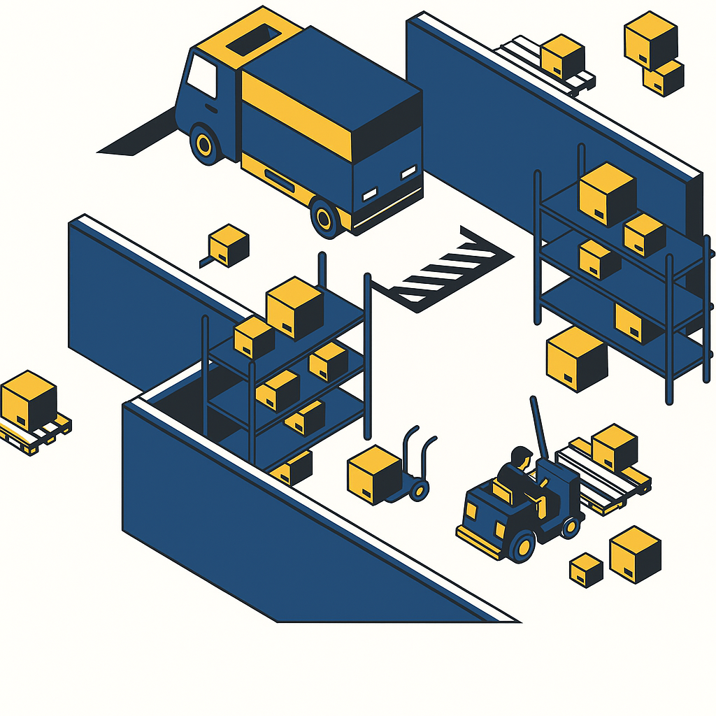 Supply Chain & Warehousing svg logo
